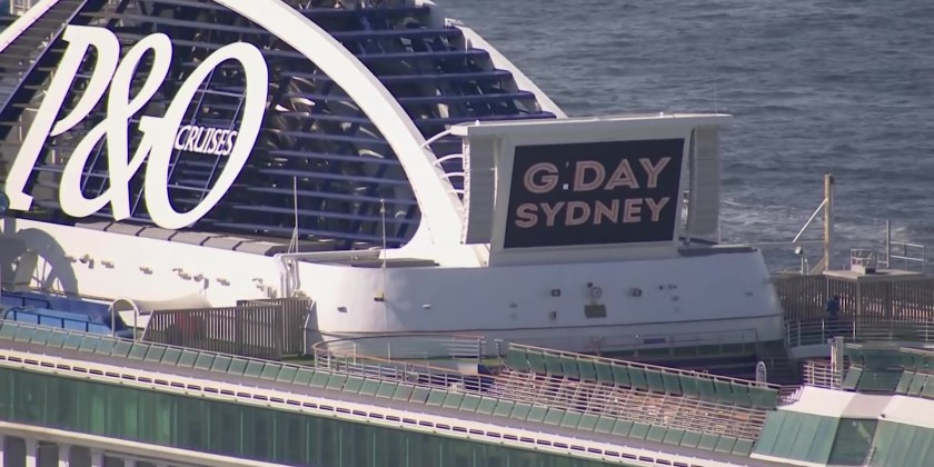 first cruise ship sydney 2022